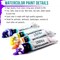 Professional 24 Color Set of Watercolor Paint in 12ml Tubes - Vivid Colors Kit for Artists, Students, Beginners - Bonus Color Mixing Wheel